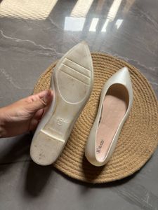 Elegant White Ballet Flats