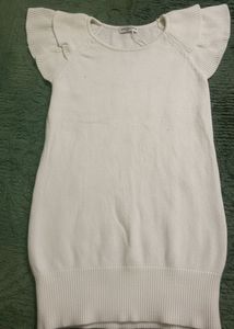 Cute White Knit soft Dress🎀🎀
