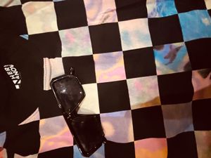 Vibrant Checkered Graphic T-Shirt
