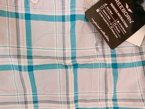 Reeborn Brand New Men's Plaid Long Sleeve Shirt