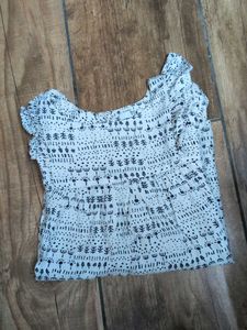 Textured Long Sleeve Top