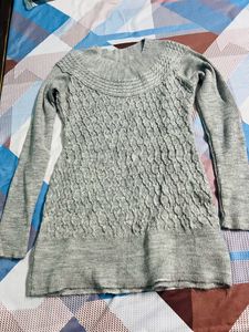 Woolen Grey Top