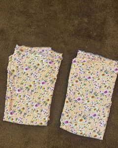 👉free  Floral Print Dress Material Fabri