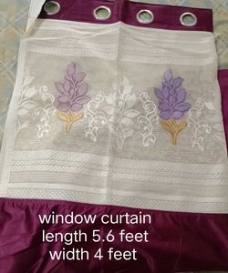 new window curtain never used but without tag