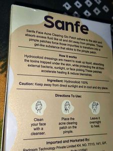 Sanfe Face Acne Clearing Glo Patch