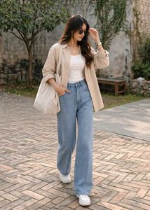 Casual Chic Wide-Leg Jeans