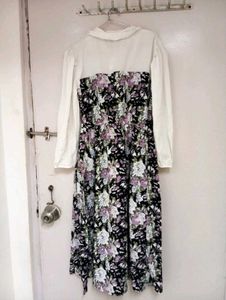Floral Print Midi Dress