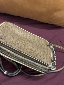 GUESS Crossbody Bag - Brown Monogram