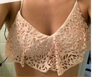 Lace Ruffle Bralette