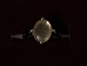 Elegant Oval Gemstone Unisex Ring