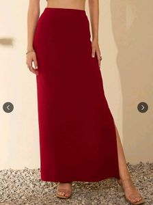 Berrylush High Rise Pencil Maxi Skirt