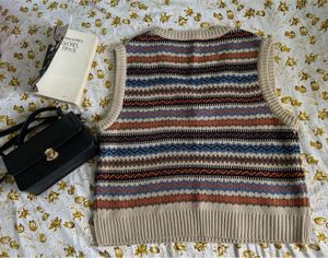 Fair Isle Knit Vest Sweater