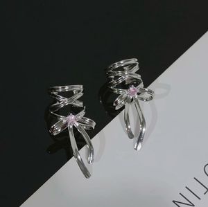 Chic Silver Bow Ear Cuff