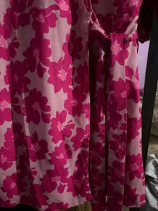 Chic Floral Wrap Dress