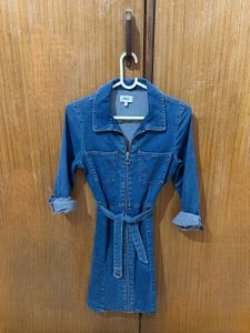 ONLY Denim Dress with Belt