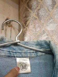 Pearl Embellished Denim Jacket