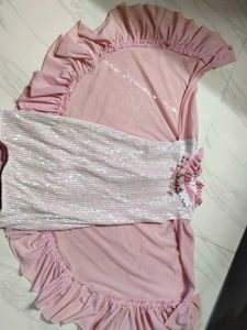 Pink Sequined Lehenga Choli