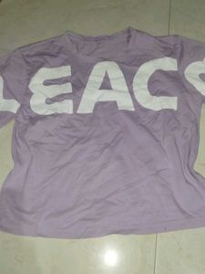 Purple Graphic T-Shirt