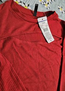 RIO Knitted Cutout Top