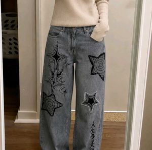 Y2K Star Grunge Baggy Jeans