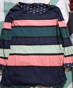 Striped Long Sleeve Top
