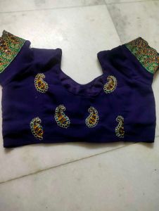 Purple Saree