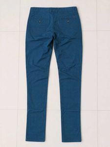 Chic Teal Checkered Pants