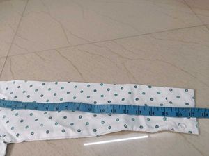 White Polka Dot Button-Down Shirt