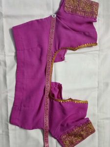 Beautiful  Magenta colour Embroidered Blouse