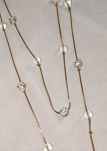 Sparkling two Layered Beaded long chain