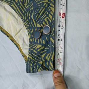 Stylish Leaf 🤎Print Bikini Bottom