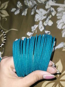 Velvet Teal Bangles