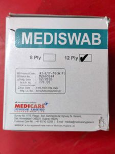 Mediswab Sterile Gauze Swabs Twelve Ply