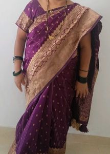 Cotton silk saree_used