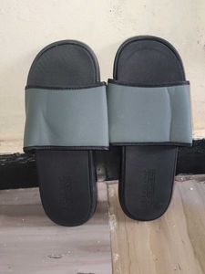 Primark Memory Foam Olive Green Slides(UK)