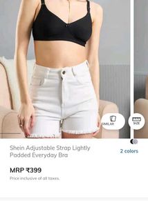 Black shein Bra with tag