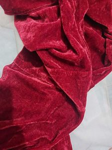 Elegant Velvet V-Neck Maxi Dress