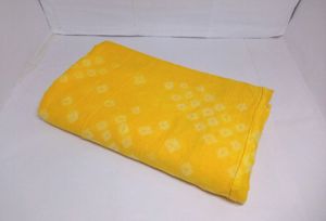 Yellow Bandhani Cotton Dupatta