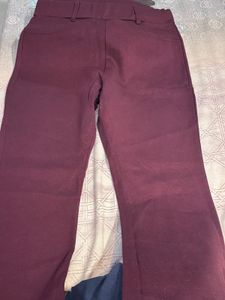 Maroon Trousers