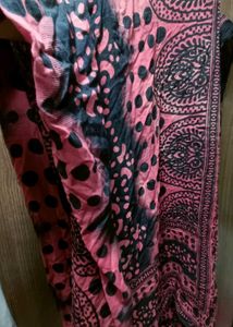 Striped Scarf - Pink &amp; Grey