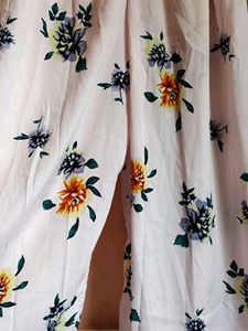 Light Pink Floral colour jumpsuit