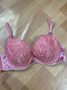 Pink Lace Bra