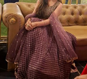 Elegant Purple Lehenga Choli Set