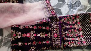 Women's Embroidered Lehenga With Blouse And Dupatt
