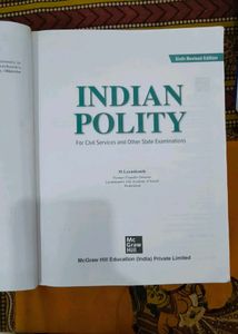 Indian Polity by M Laxmikanth (Sixth Edition)