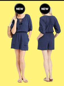 Nevy Blue Romper/ Playsuit