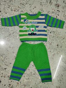 Cute Striped Sweater and Pants Set