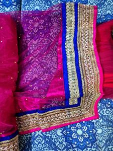 Gorgeous Pink Lehenga Skirt with extra Dupatta