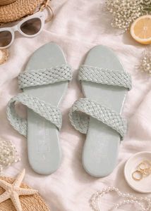 Stylish Braided Flat Sandals