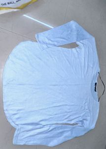 Comfortable Sky Blue Long Sleeve Top